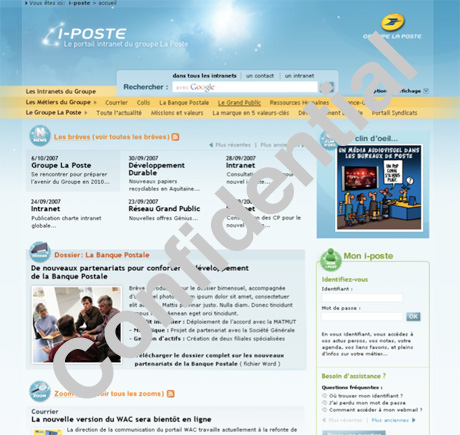 iposte-homepage-maquette