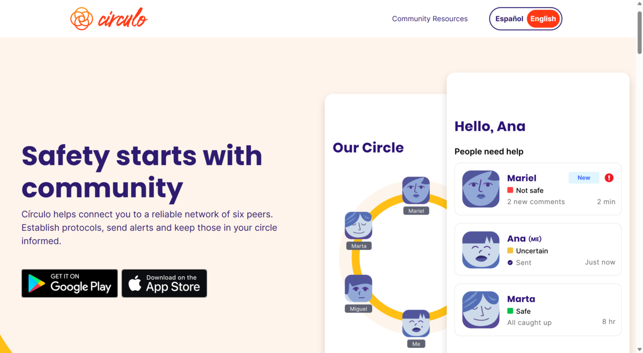 Circulo app: safety starts with community