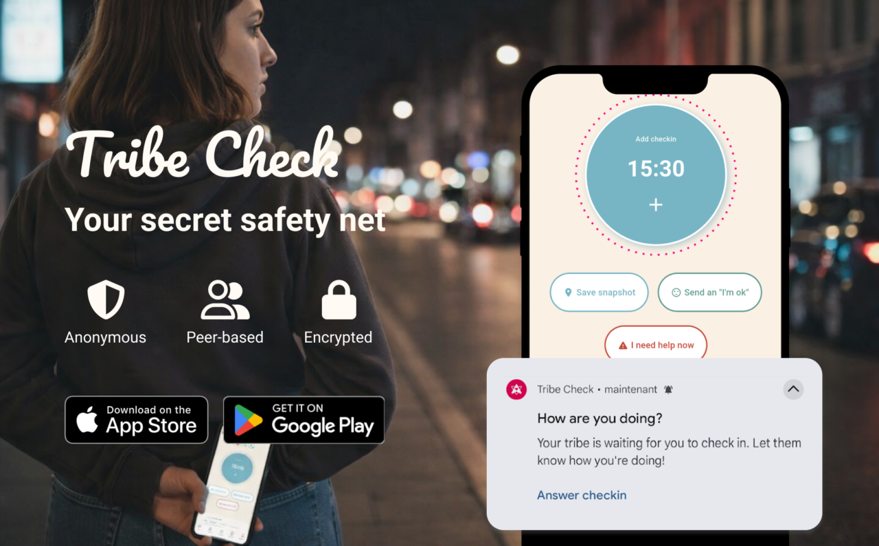 Tribe Check - Your Secret Safety Net mobile app